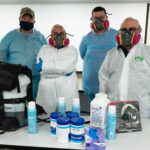 mon schools COVID cleaning crew